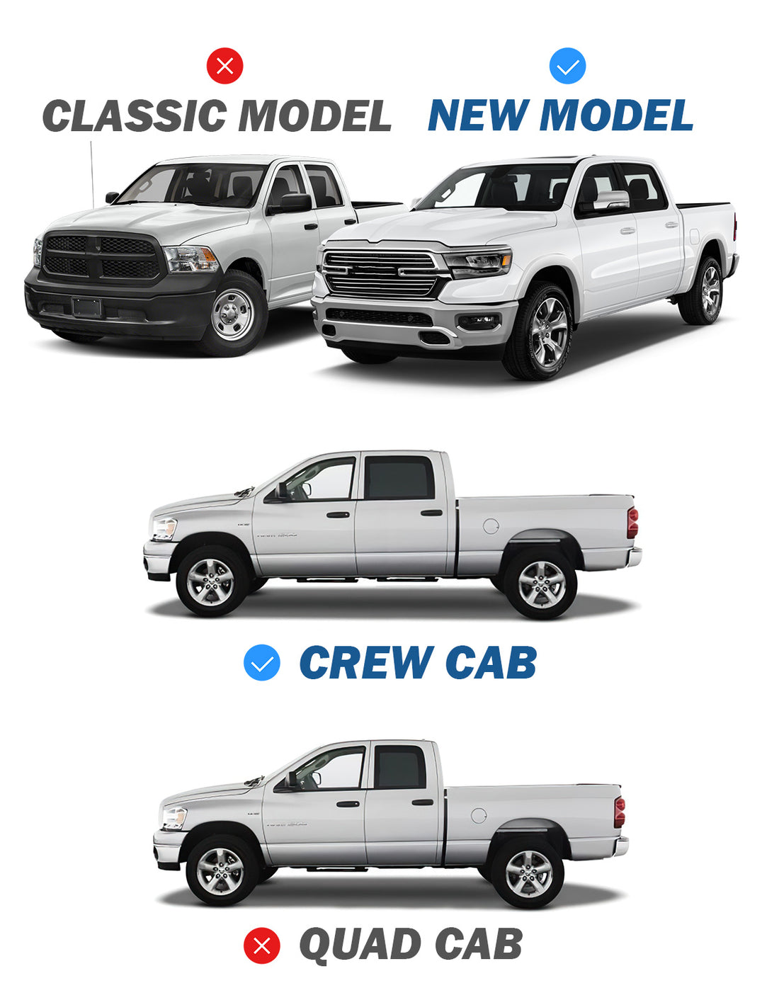 Under Seat Storage Compatible With 2019-2024 Ram 1500 Crew Cab(New Body Style), Truck Organizer Back Seat Storage, Underseat Under Seat Storage