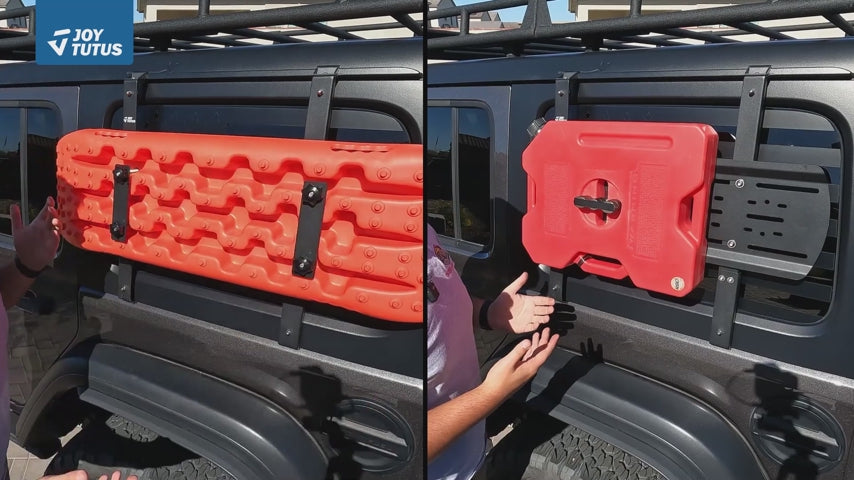 Rear Window Storage Panel Kit Fit for Wrangler JL, Mounting Plate Kits