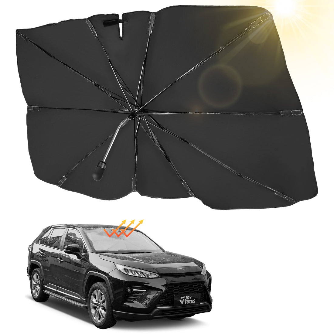 JOYTUTUS Windshield Sunshade Umbrella