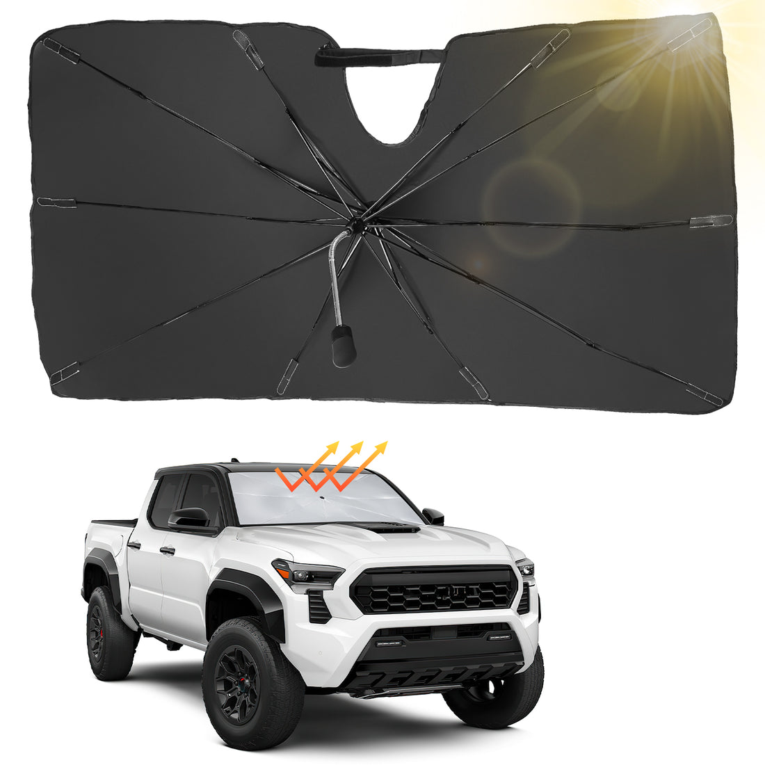 JOYTUTUS Windshield Sunshade Umbrella