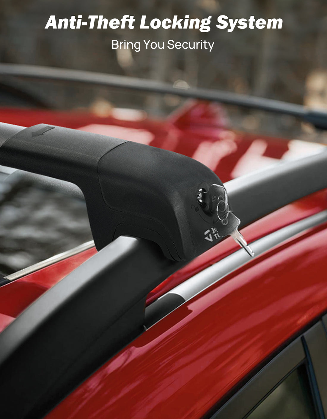 JOYTUTUS Car Roof Rack Crossbars, Compatible with Subaru Forester 2014-2024 with Lock (Not for Wilderness), Aluminum Crossbars for Roof Racks Trunks Kayaks Canoes Bicycles Skis