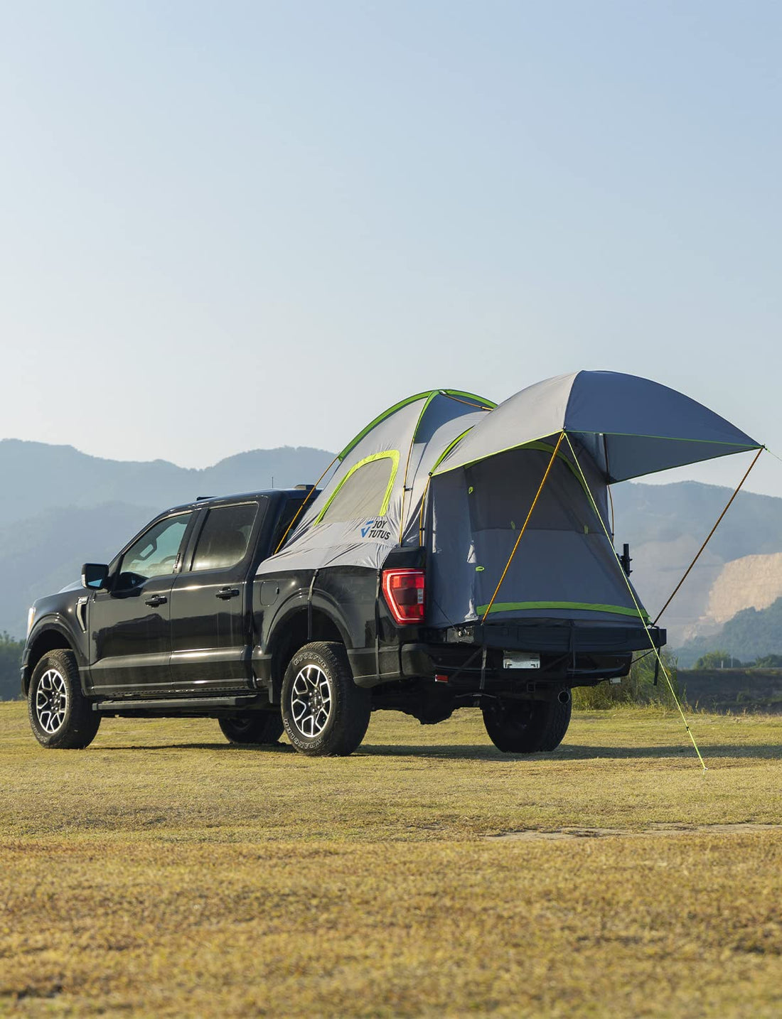 Pickup Truck Tent 5.5ft-6ft with Removable Awning for 2 Person,Truck Bed Tent