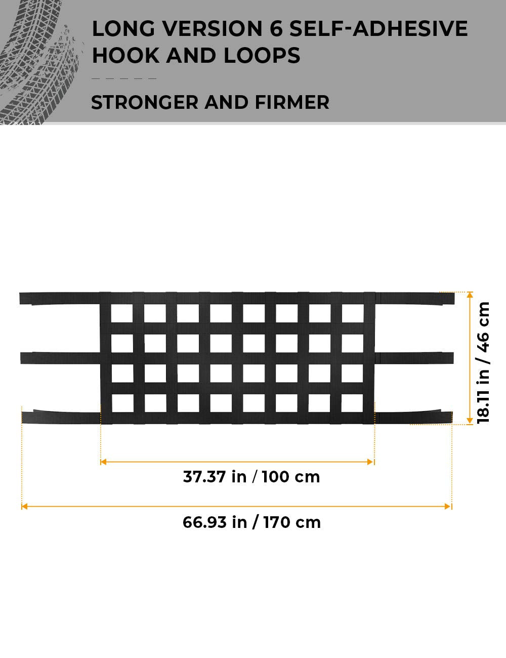 JOYTUTUS Cargo Net fits Wrangler/UTV, Car Top Roof Hammock Mesh Cargo Net for Wrangler JK JKU JL YJ TJ LJ 1987 to 2024