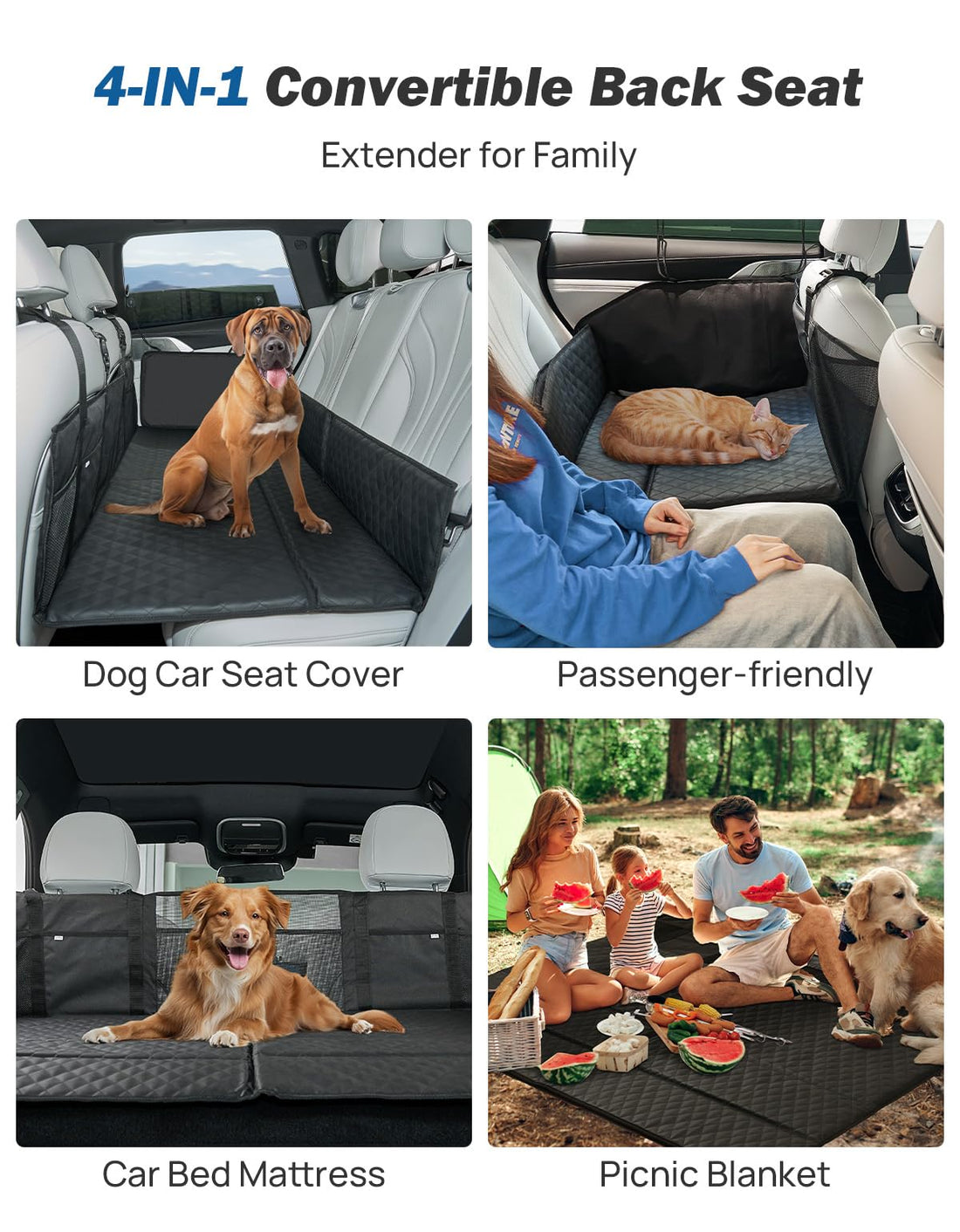 JOYTUTUS Non-Inflatable Car Bed Mattress, Folding Car Bed Mattress for SUV