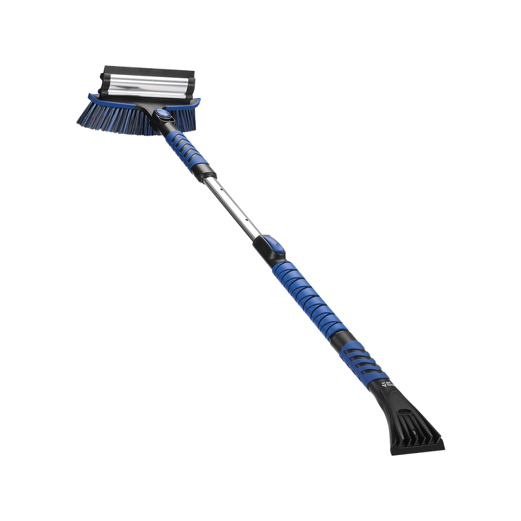 41.5″ Extendable Snow Brush and Ice Scraper, 270° Pivoting Snow Scraper Brush for Car Windshield