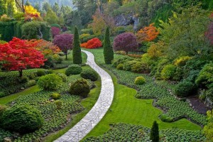 Amazing-Home-Flower-Gardens-Amazing-Panorama-Also-Vintage-Road-With-Natural-Tree